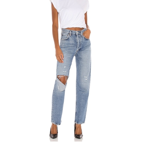 Agolde 90’s pinch waist blue jeans - Picture 2 of 4